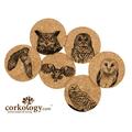 Corkology Owls Cork Coaster Sets 411